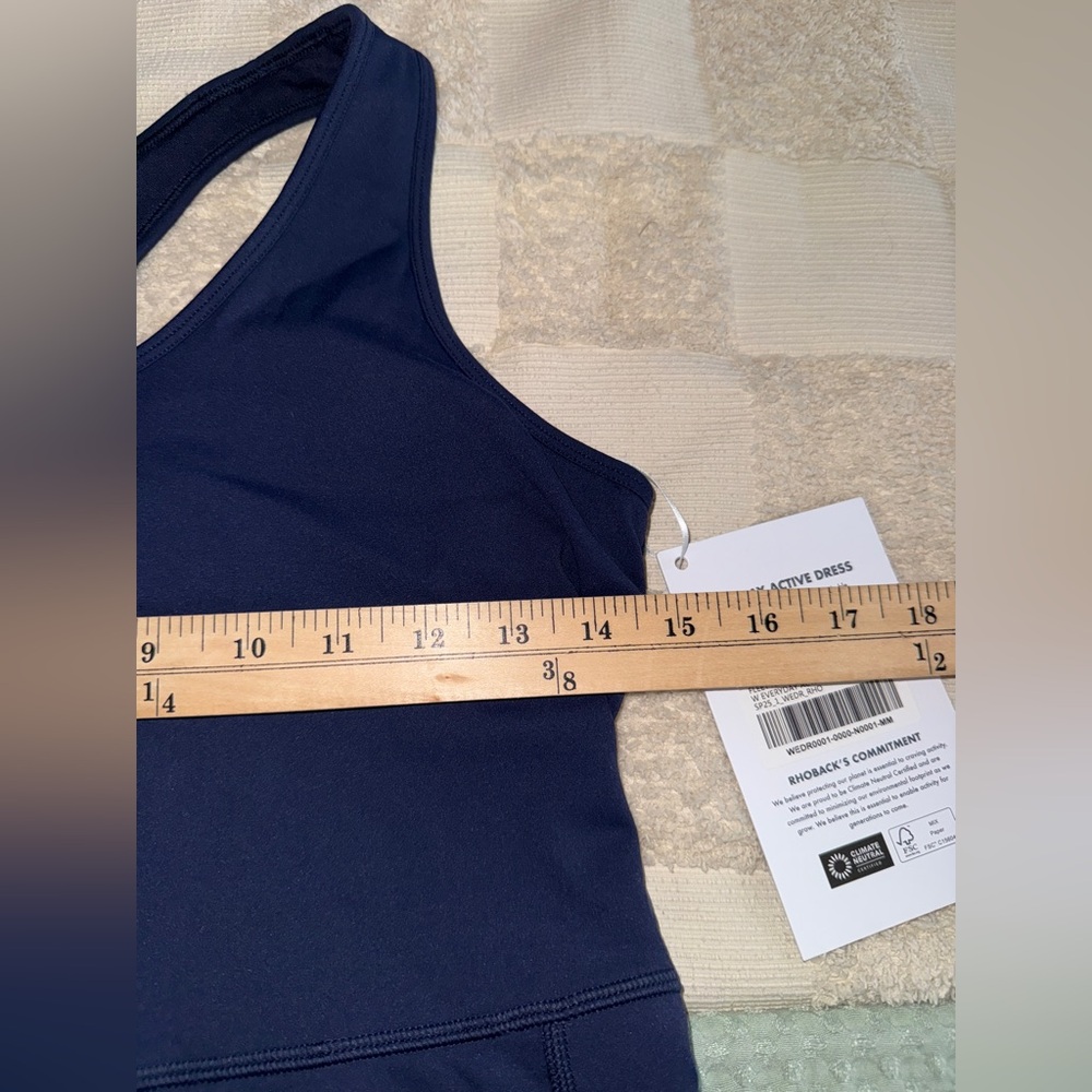 NWT Rhoback Everyday Active Dress in Fleet Navy size M - Picture 4 of 6